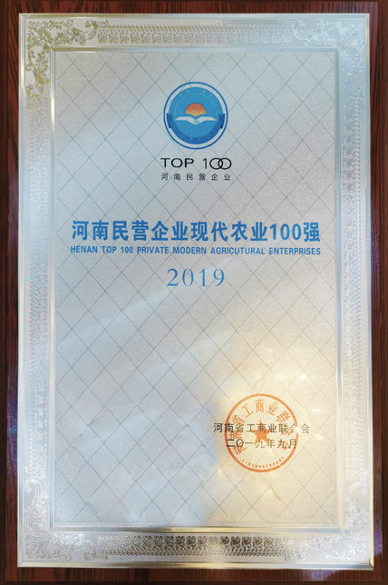 2019河南民營企業(yè)現代農業(yè)100強